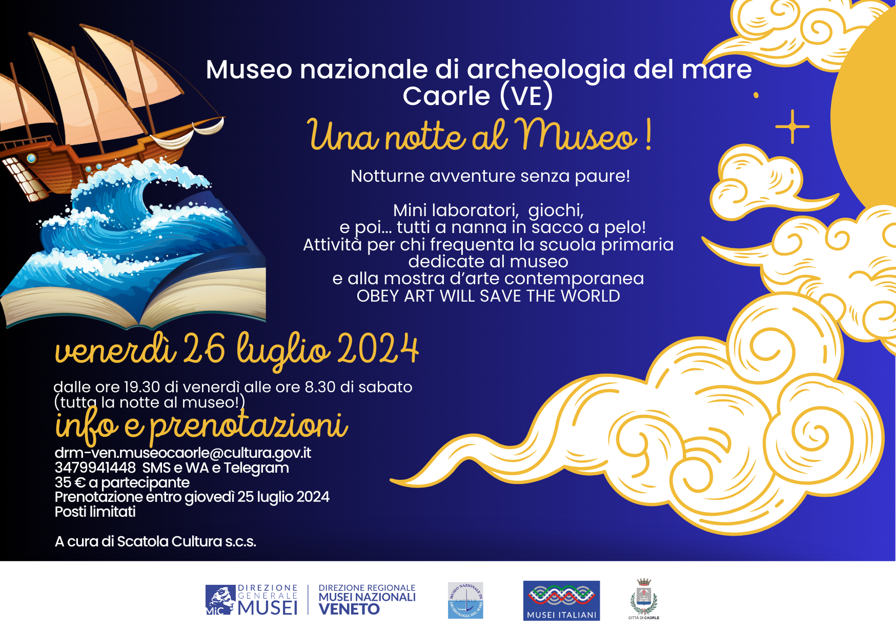 Museo nazionale archeologia del Mare di Caorle | Una notte al museo!